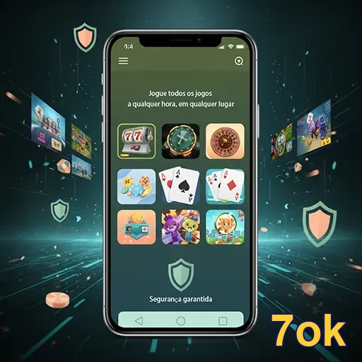 Jogo de cassino mobile disponível no 7ok, oferecendo diversão e emoção a qualquer hora.